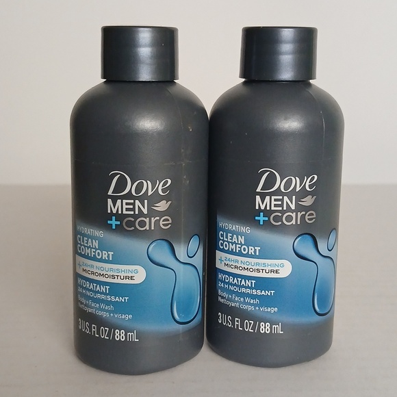 Men Care Clean Comfort Hydrating Face Wash Gray NWT 2pack - Picture 4 of 5